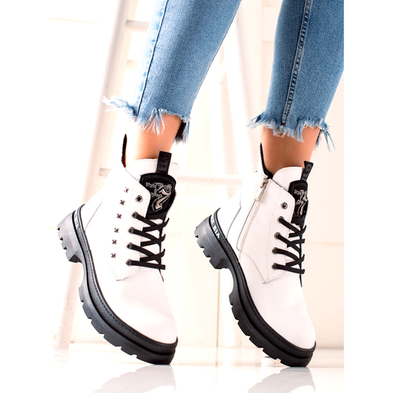 White insulated boots Filippo DBT3063 / 21 WH 2