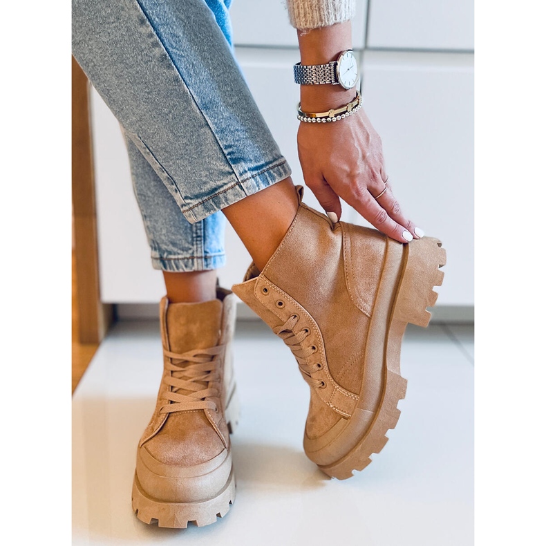 PA1 Baghra Khaki trekking sneakers beige 1