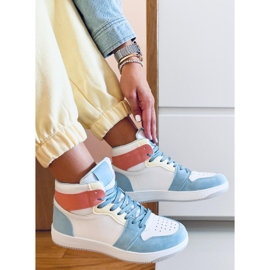 PA1 Dorcas Blue ankle-high sneakers white multicolored 1