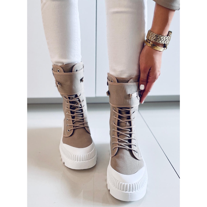 PA1 Pym Khaki ankle sneakers beige 1