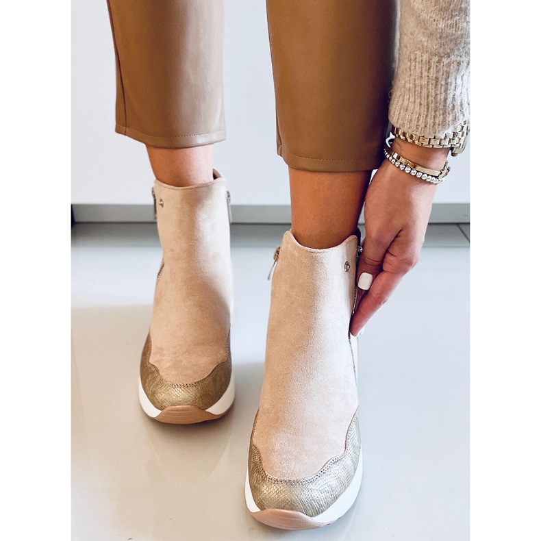 PA1 Wedge boots Micah Beige 2 PA1 Wedge boots Micah Beige 2