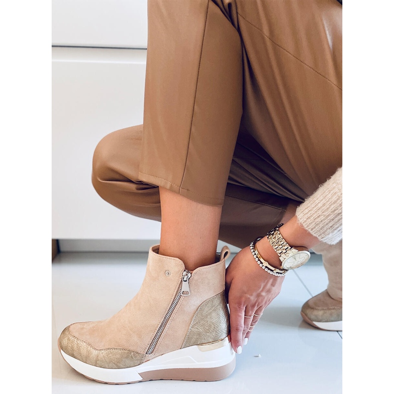 PA1 Wedge boots Micah Beige 1 PA1 Wedge boots Micah Beige 1