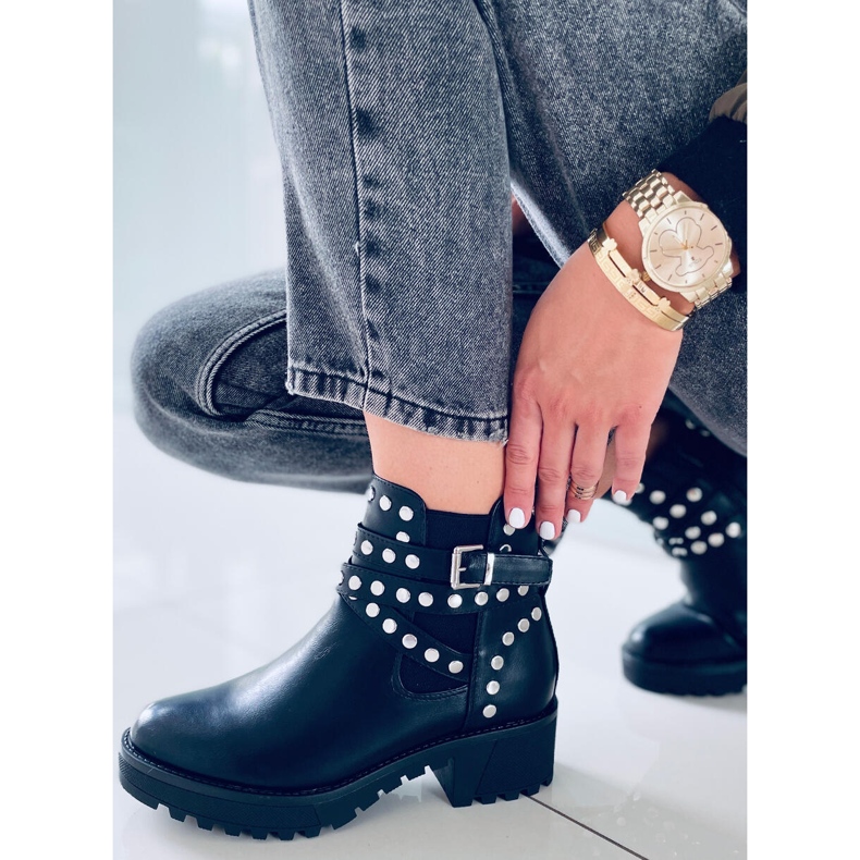Boots with studs Hurt Black 2