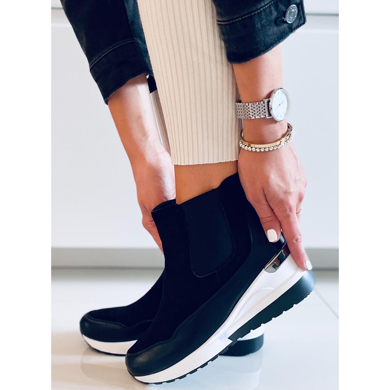 Wedge boots Byers Negro black 1