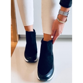 Wedge boots Byers Negro black 2