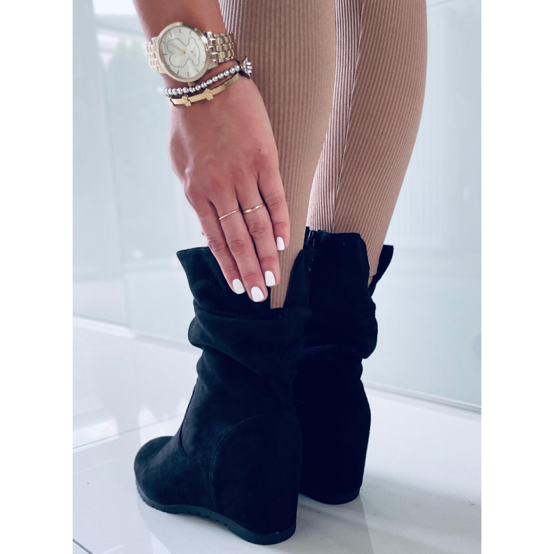 PA1 Wedge boots Fiona Negro black 1 PA1 Wedge boots Fiona Negro black 1