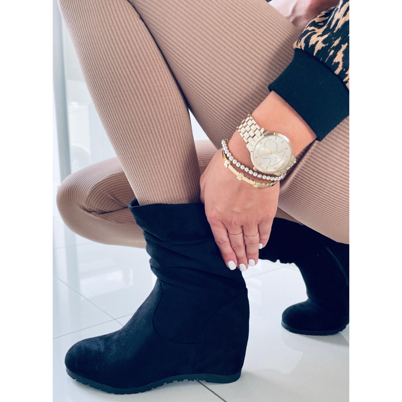 PA1 Wedge boots Fiona Negro black 2 PA1 Wedge boots Fiona Negro black 2