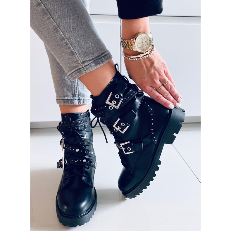 Fleur Black military boots 2 Fleur Black military boots 2