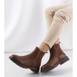 Brown Chelsea boots from Luton 1