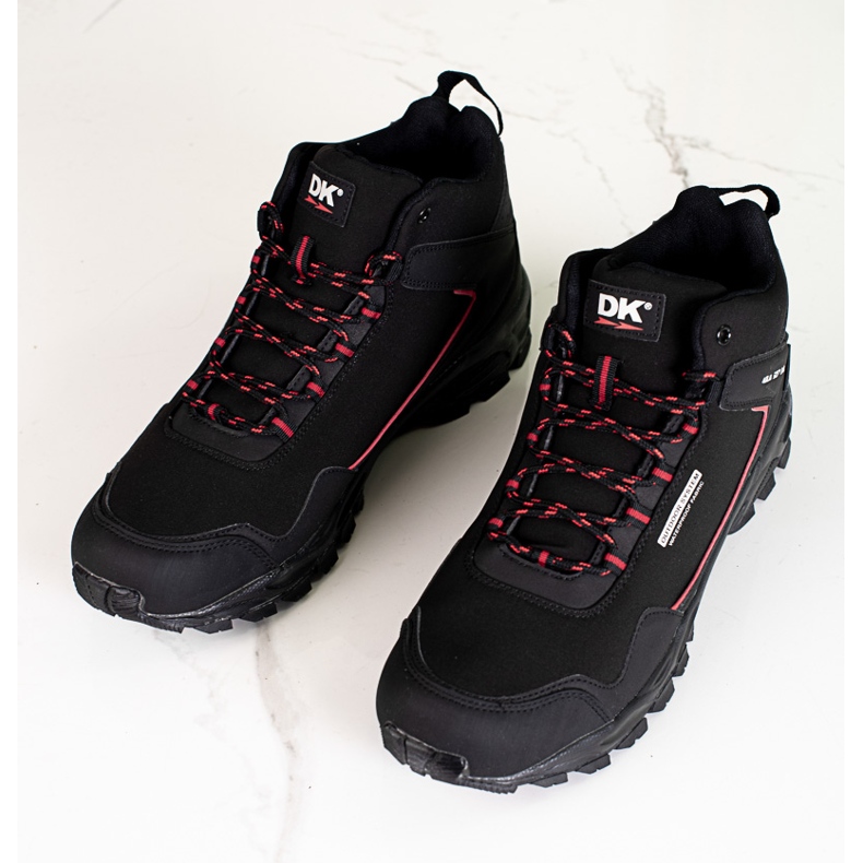 High trekking shoes for men DK black and red 1