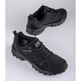 DK aqua Softshell men's black trekking shoes 2