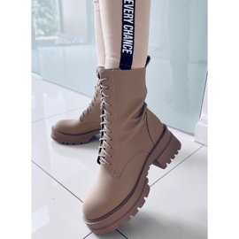 Lace-up boots Jasper Apricot beige 2
