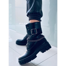 Military Maude Black boots 1