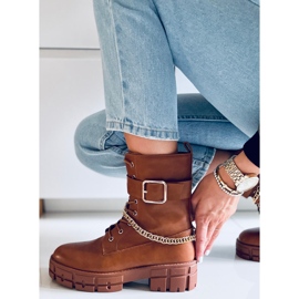 Military Maude Camel boots brown 2
