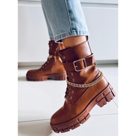 Military Maude Camel boots brown 1