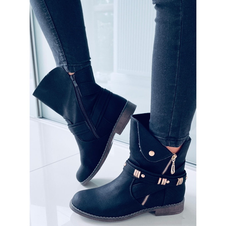 Yidu Black women's boots 1 Yidu Black women's boots 1