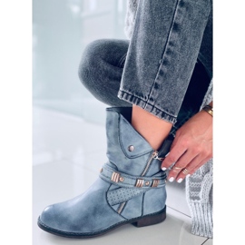 Yidu Blue women's boots 1