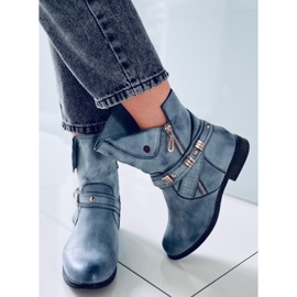 Yidu Blue women's boots 2