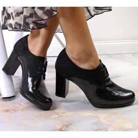 Women's jazz shoes on a black Jezzi post 1 Women's jazz shoes on a black Jezzi post 1