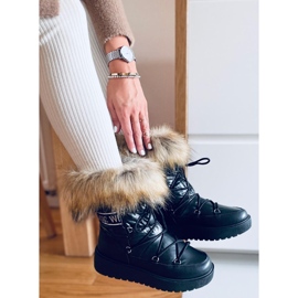 Women's Einar Black snow boots 1