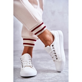 Women's Low Material Sneakers Big Star KK274003 White 1