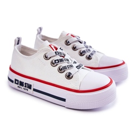 Children's Material Sneakers Big Star KK374068 White 1