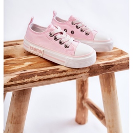 Children's Material Sneakers Big Star KK374072 Pink 1