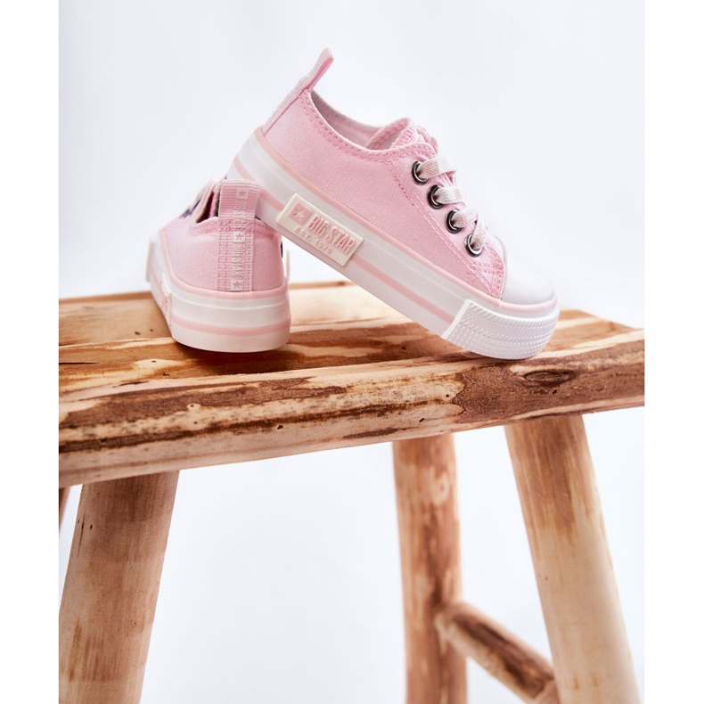 Children's Material Sneakers Big Star KK374072 Pink 2