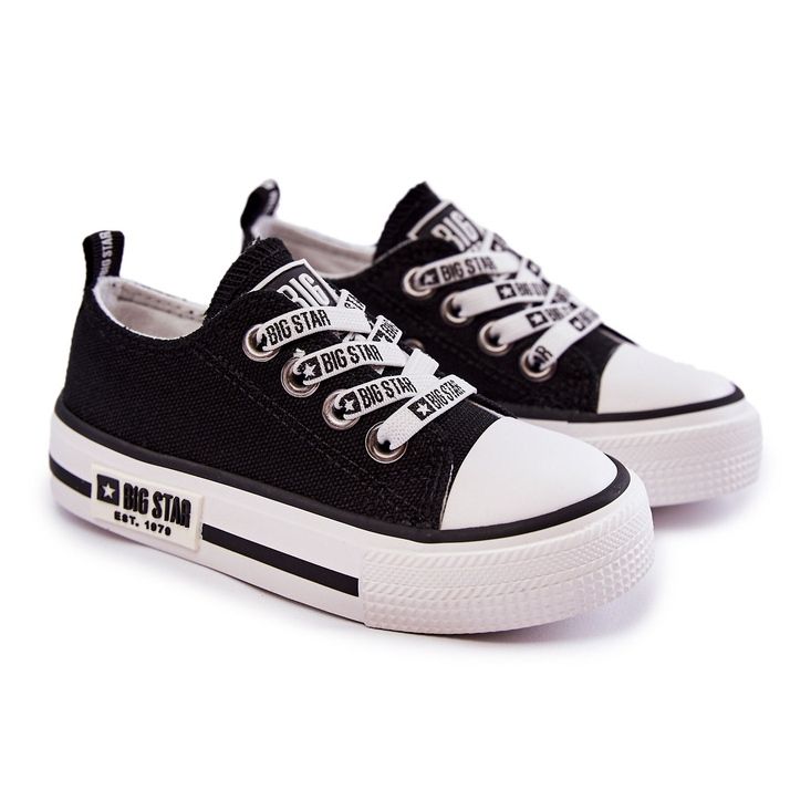 Children's Material Sneakers Big Star KK374069 Black 2