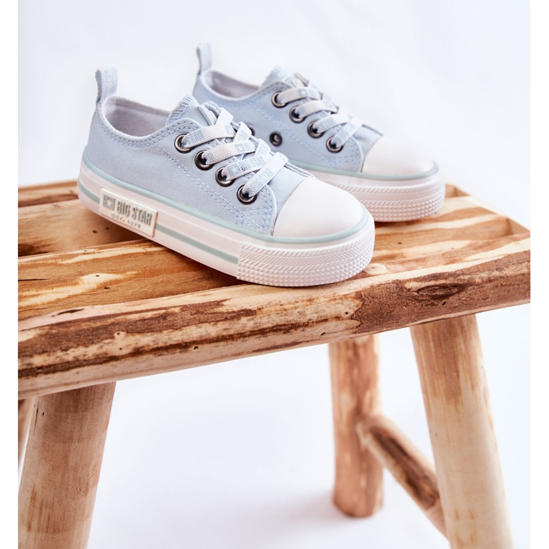 Children's Material Sneakers Big Star KK374073 Blue 1