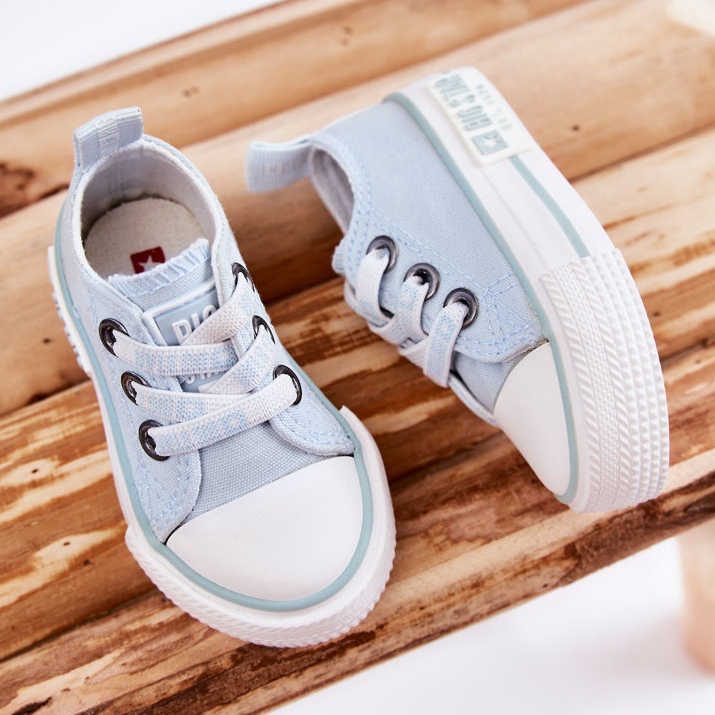Children's Material Sneakers Big Star KK374053 Blue 1