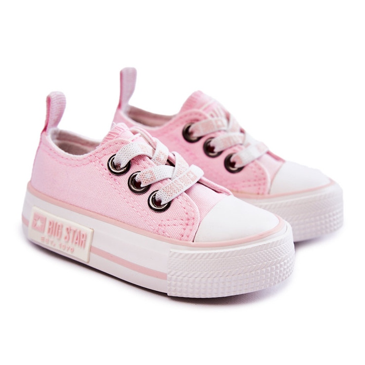 Children's Material Sneakers Big Star KK374052 Pink 2