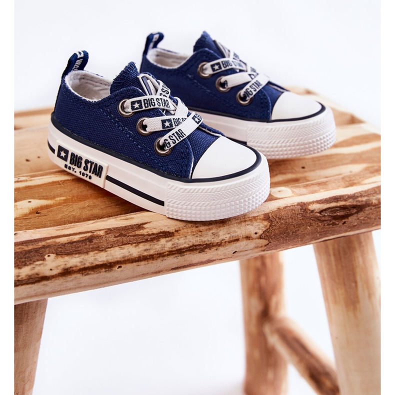 Children's Material Sneakers Big Star KK374050 Navy Blue 1 Children's Material Sneakers Big Star KK374050 Navy Blue 1