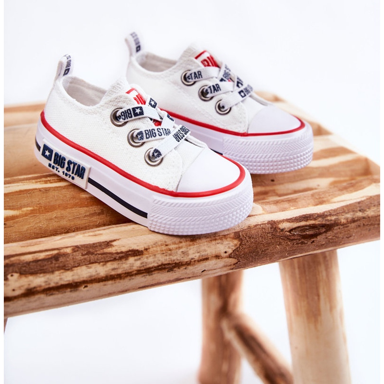 Children's Material Sneakers Big Star KK374048 White 1