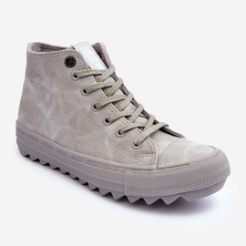 Women's Sneakers Big Star High Warm Gray GG274070 grey 2