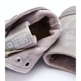 Women's Sneakers Big Star High Warm Gray GG274070 grey 1
