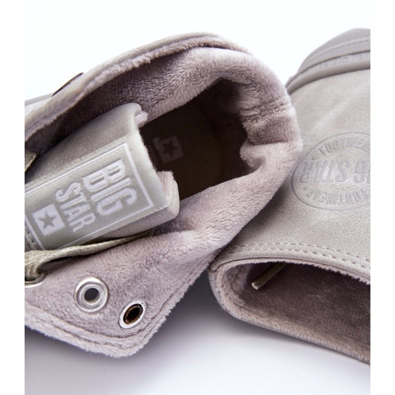 Women's Sneakers Big Star High Warm Gray GG274070 grey 1 Women's Sneakers Big Star High Warm Gray GG274070 grey 1