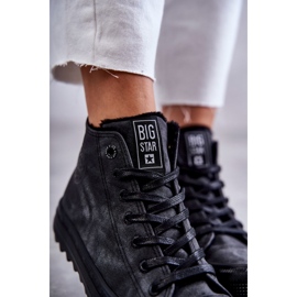 Women's Sneakers Big Star High Warmed Black GG274069 2