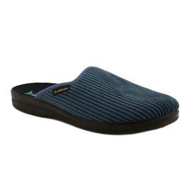 Men's Slippers Slippers Adanex 27829 Per Pedes Corduroy blue 2