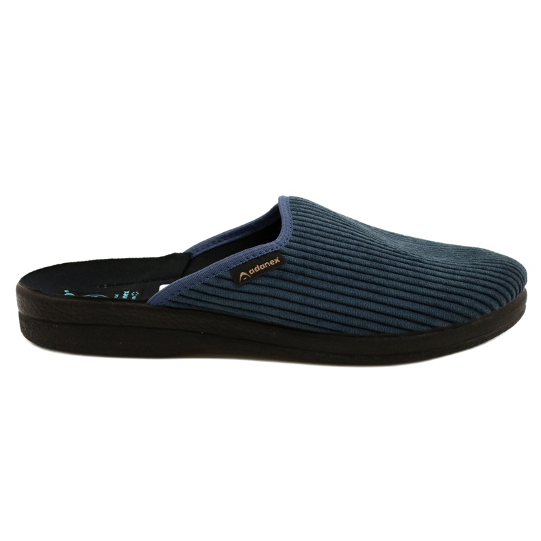 Men's Slippers Slippers Adanex 27829 Per Pedes Corduroy blue 1