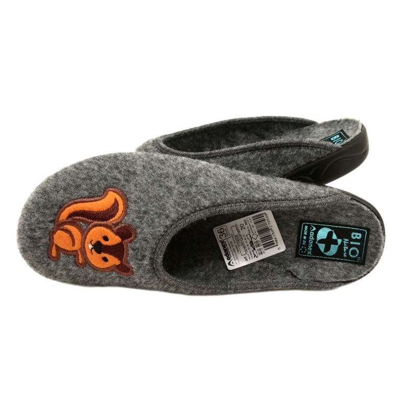 Gray Felt Slippers Adanex 27858 Sara Wiewióra I Orzeszek grey 5 Gray Felt Slippers Adanex 27858 Sara Wiewióra I Orzeszek grey 5