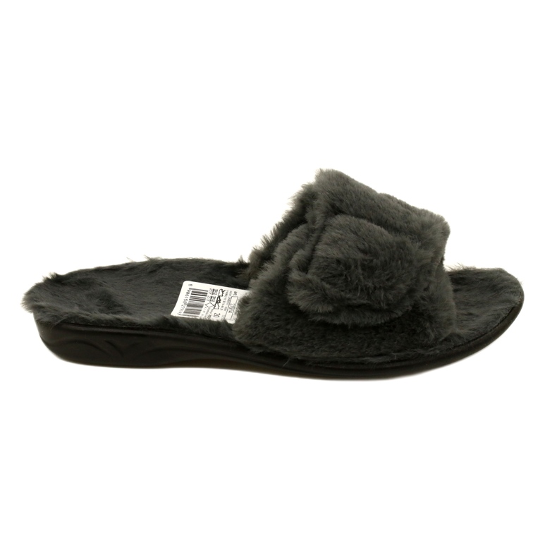 Adanex women's slippers 27914 sara fur gray grey 1 Adanex women's slippers 27914 sara fur gray grey 1
