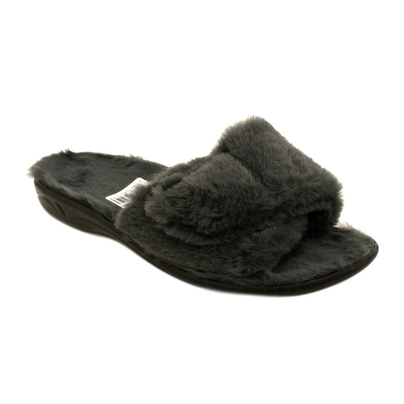 Adanex women's slippers 27914 sara fur gray grey 2 Adanex women's slippers 27914 sara fur gray grey 2