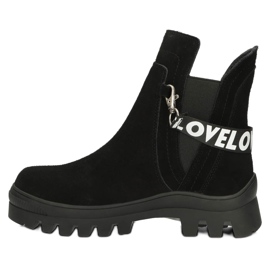 Suede Slip-On Ankle Boots With Decoration Filippo DBT3927 Black 3 Suede Slip-On Ankle Boots With Decoration Filippo DBT3927 Black 3