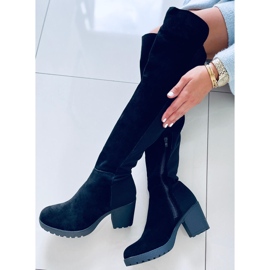 Natural leather Niamh Black boots 2