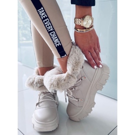 Jarl Beige women's snow boots 1