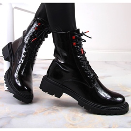 S.Barski Black patent leather insulated boots by S. Barski 1 S.Barski Black patent leather insulated boots by S. Barski 1