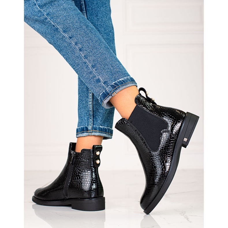 W. Potocki Women's Chelsea boots with insulation Potocki black 1