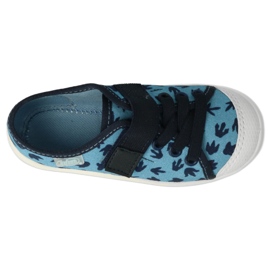 Befado children's slippers 351X009 blue applications 1