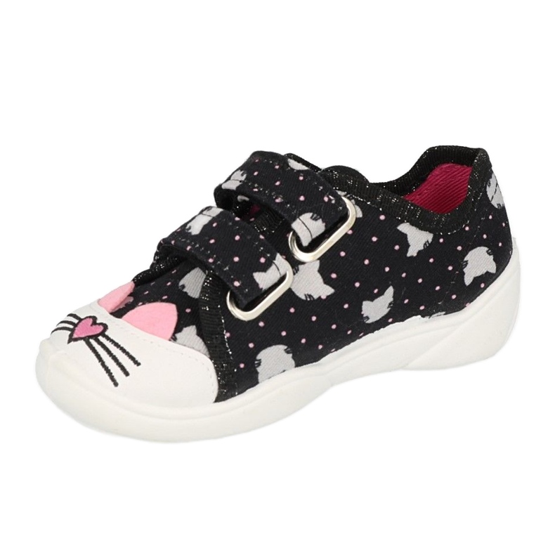Befado children's shoes 907P151 black pink 1